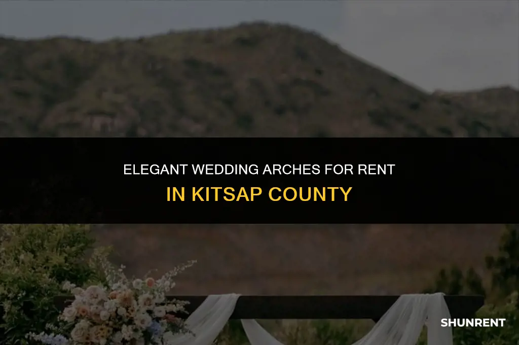 where to rent arches for weddings kitsap