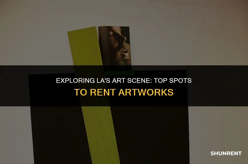 where to rent art in los angeles
