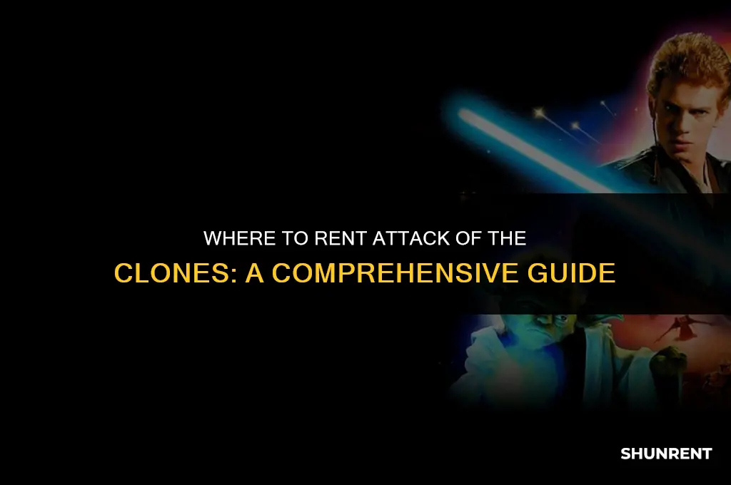 where to rent attack of the clones