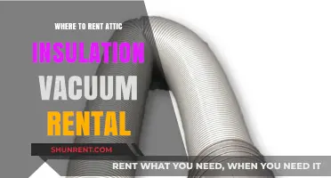 Where to Rent Attic Insulation Vacuum: A Comprehensive Guide