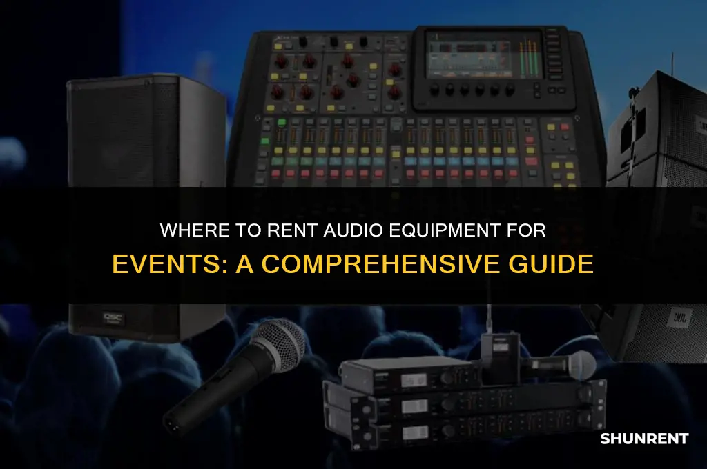 where to rent audio equipment for events