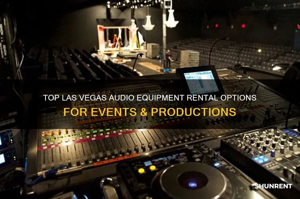 where to rent audio equipment in las vegas