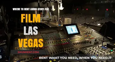 Top Audio Rental Spots for Filmmakers in Las Vegas