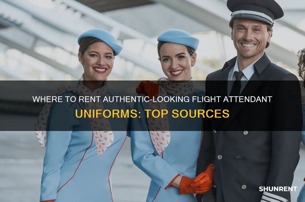 where to rent authentic looking flight attendants uniforms