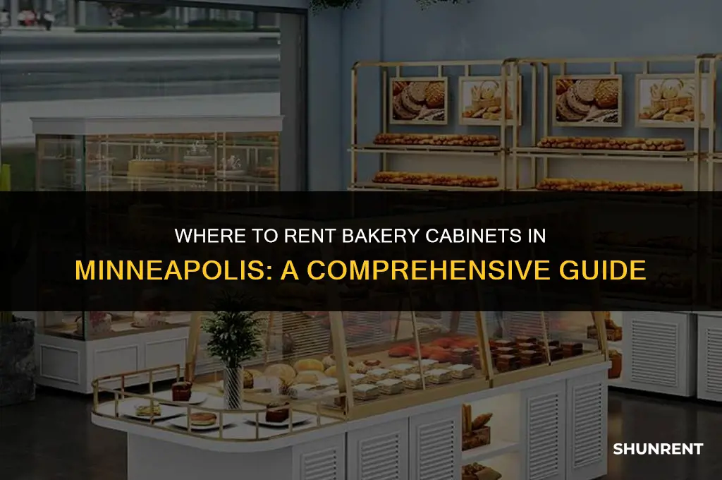where to rent bakery cabinets in minneapolis
