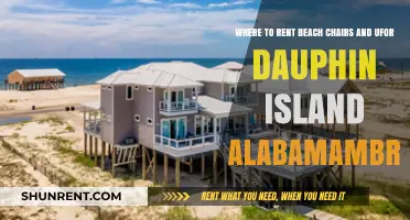 Rent Beach Chairs & Umbrellas on Dauphin Island, Alabama: Your Guide