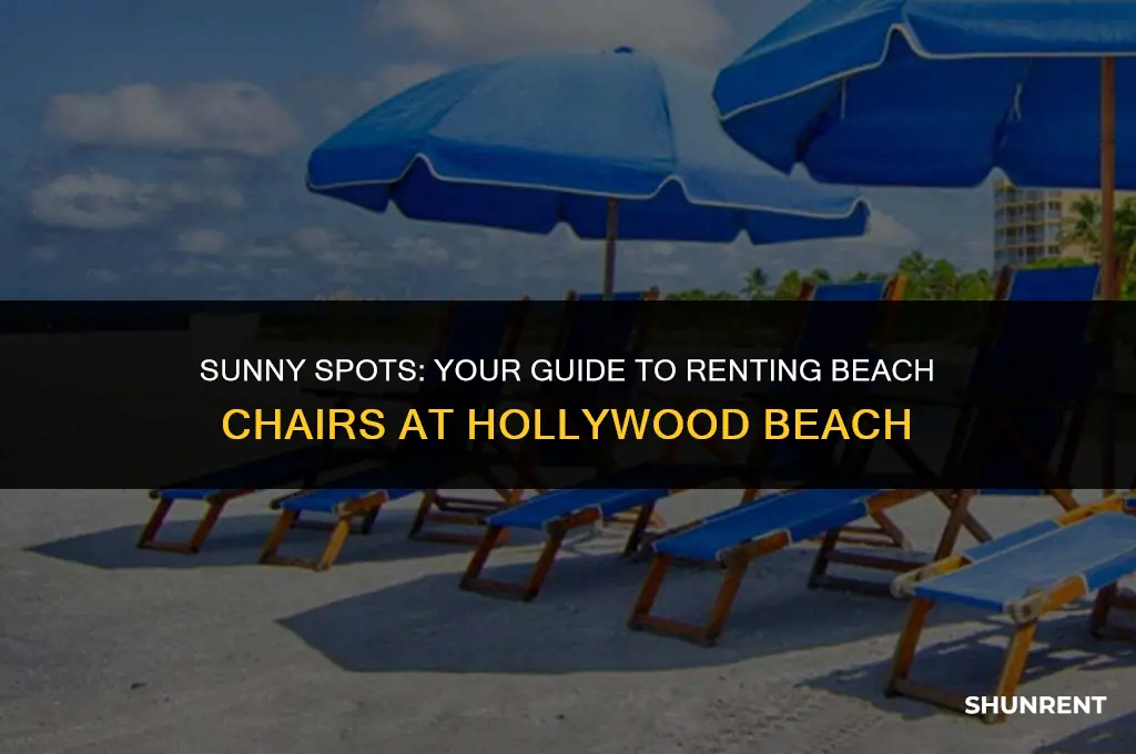 where to rent beach chairs hollywood beach