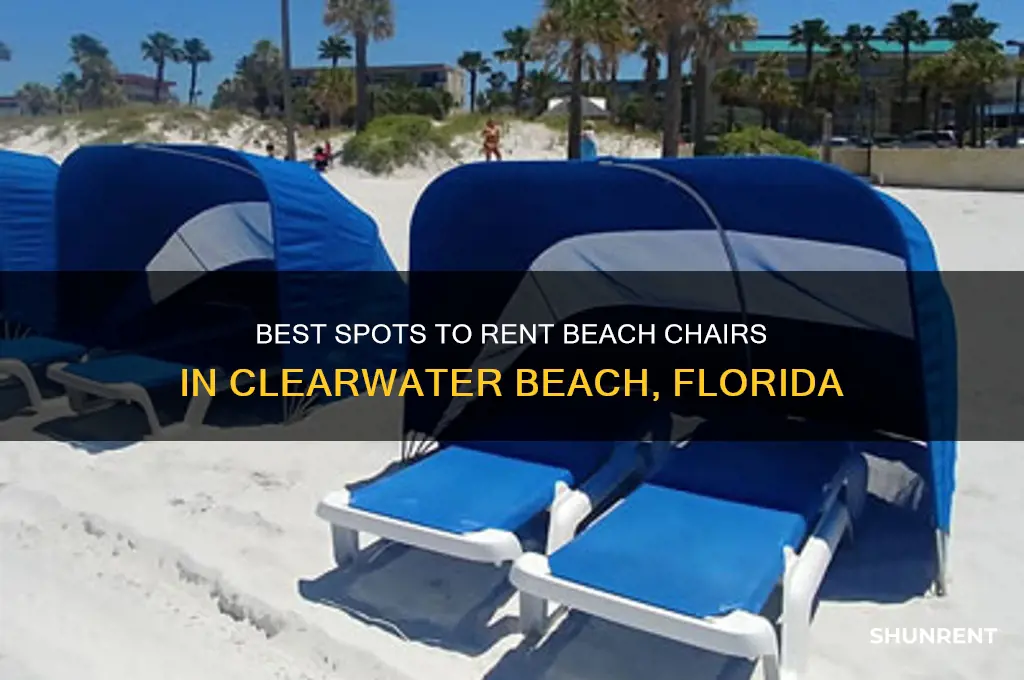 where to rent beach chairs in clearwater beach