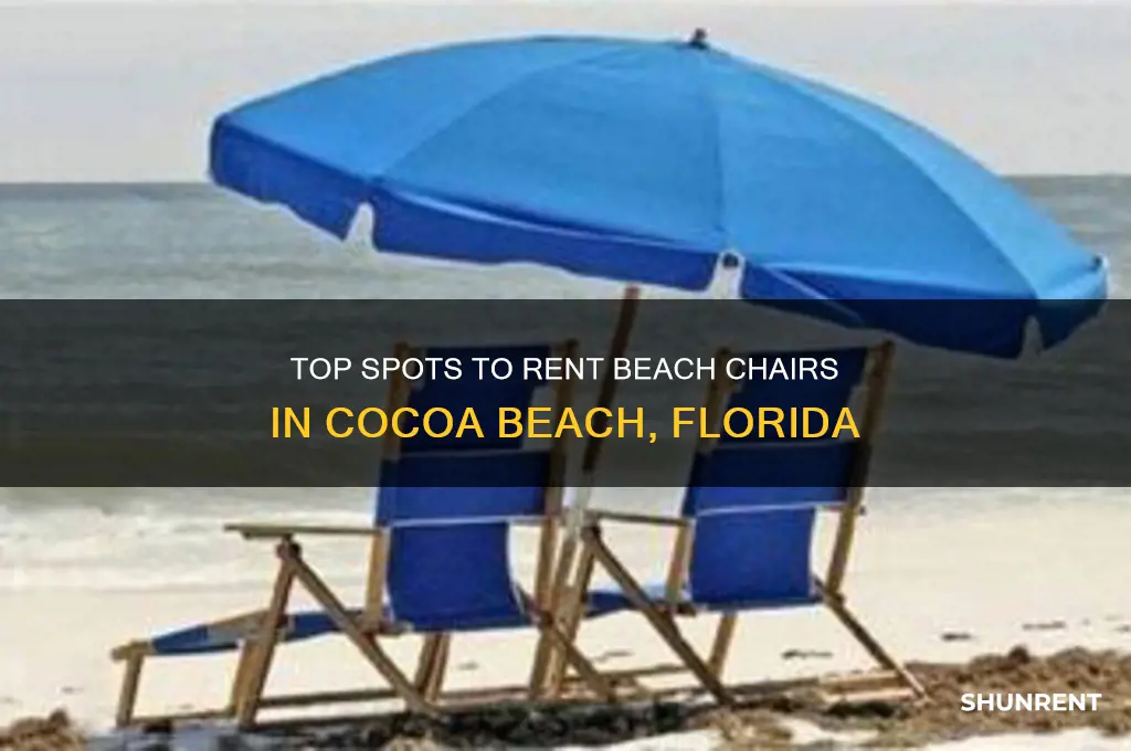 where to rent beach chairs in cocoa beach