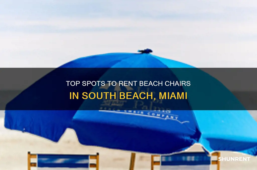 where to rent beach chairs in south beach