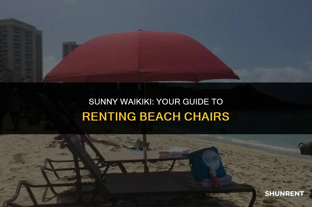 where to rent beach chairs in waikiki