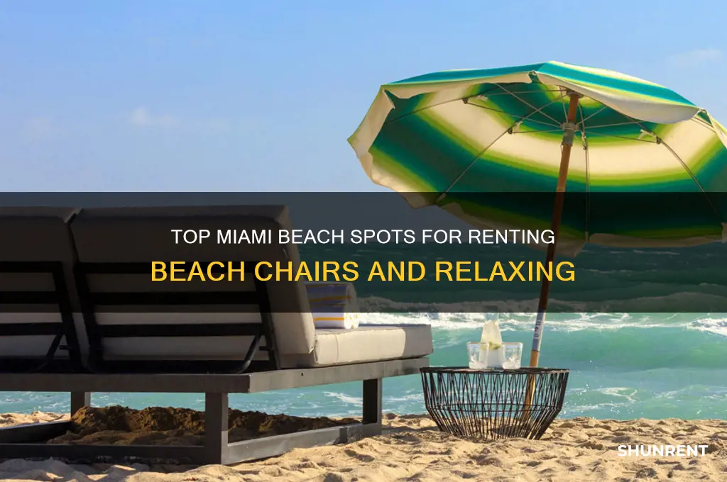 where to rent beach chairs on miami beach