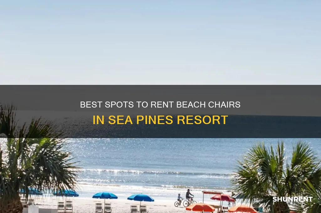 where to rent beach chairs on sea pines