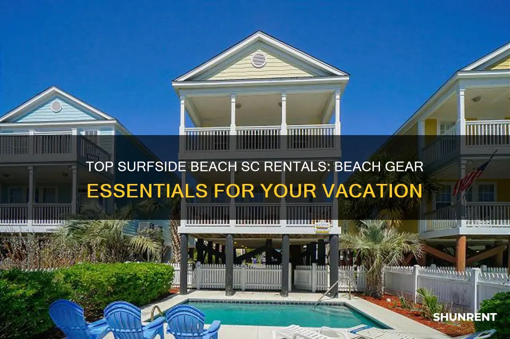 where to rent beach gear in surfside beach sc