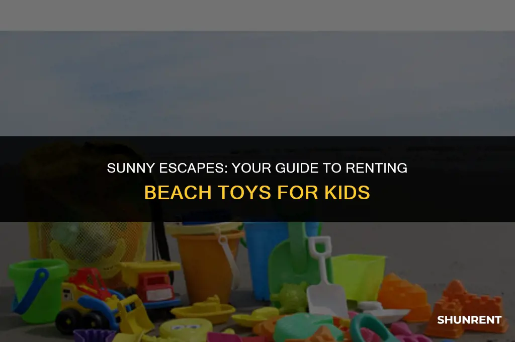 where to rent beach toys for kids