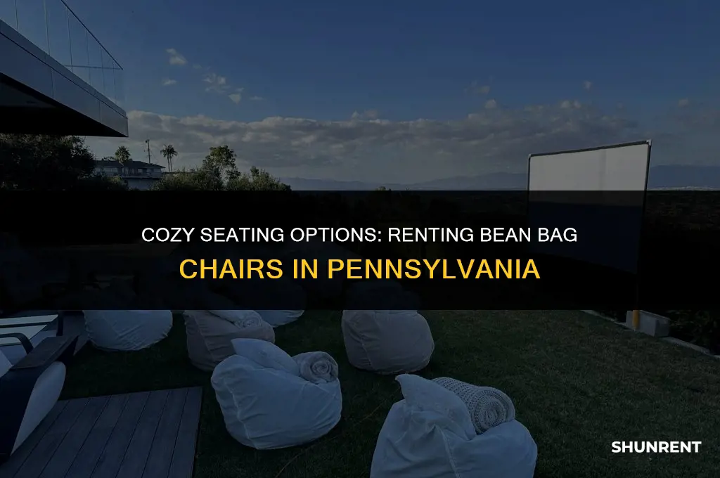 where to rent bean bag chairs pennsylvania