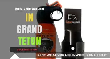 Renting Bear Spray in Grand Teton: Top Locations for Visitor Safety