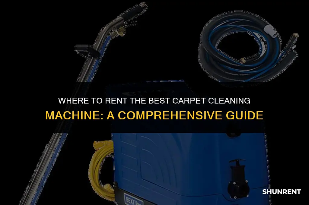 where to rent best carpet cleaning machine