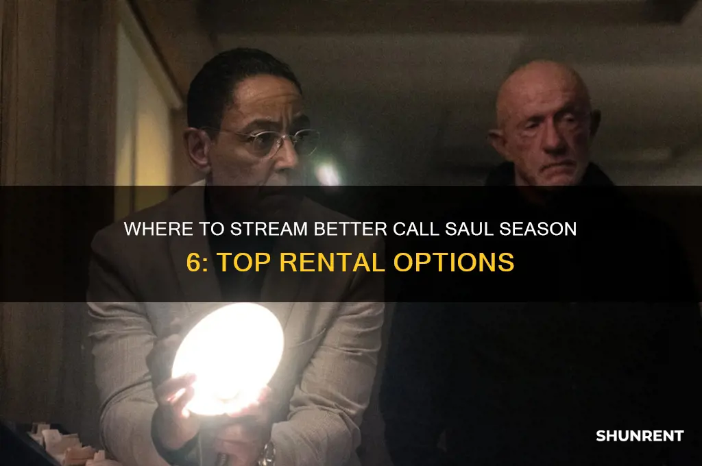where to rent better call saul season 6
