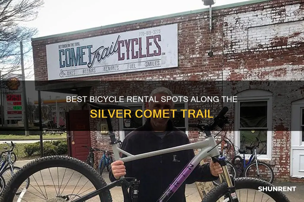 where to rent bicycles on the silver comet trail