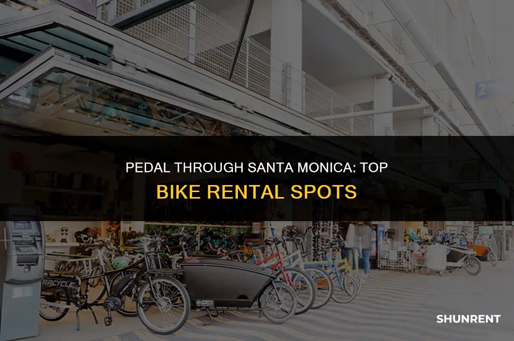 where to rent bikes in santa monica