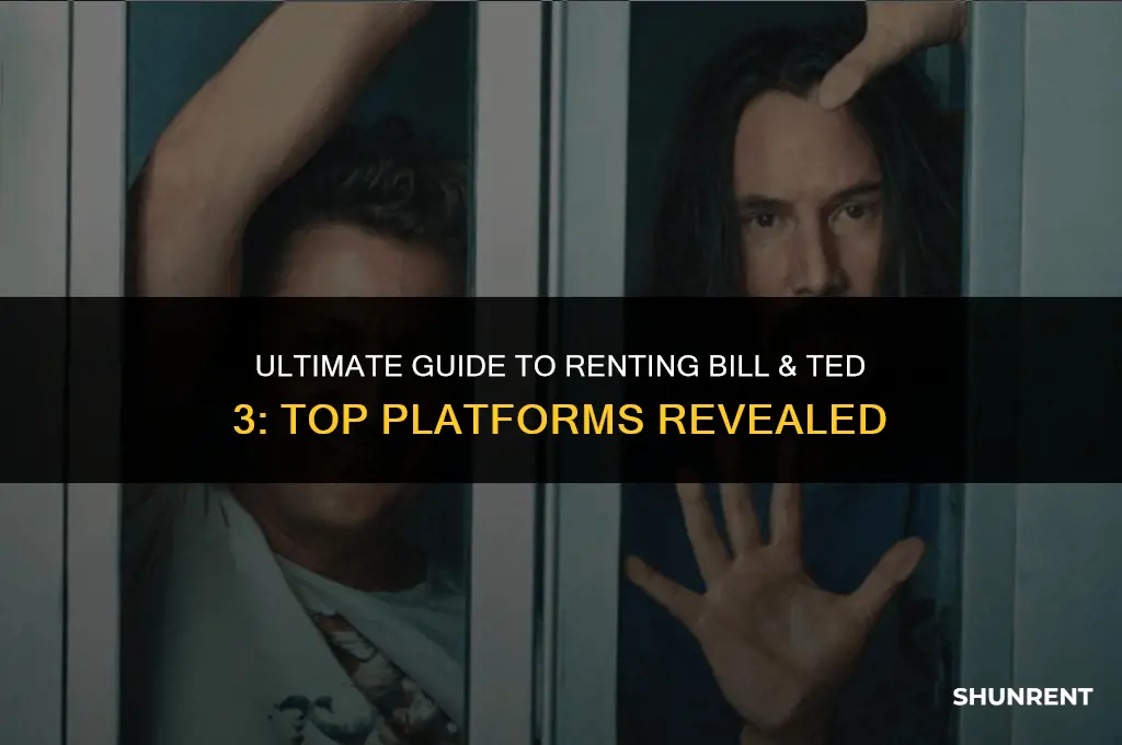 where to rent bill and ted 3