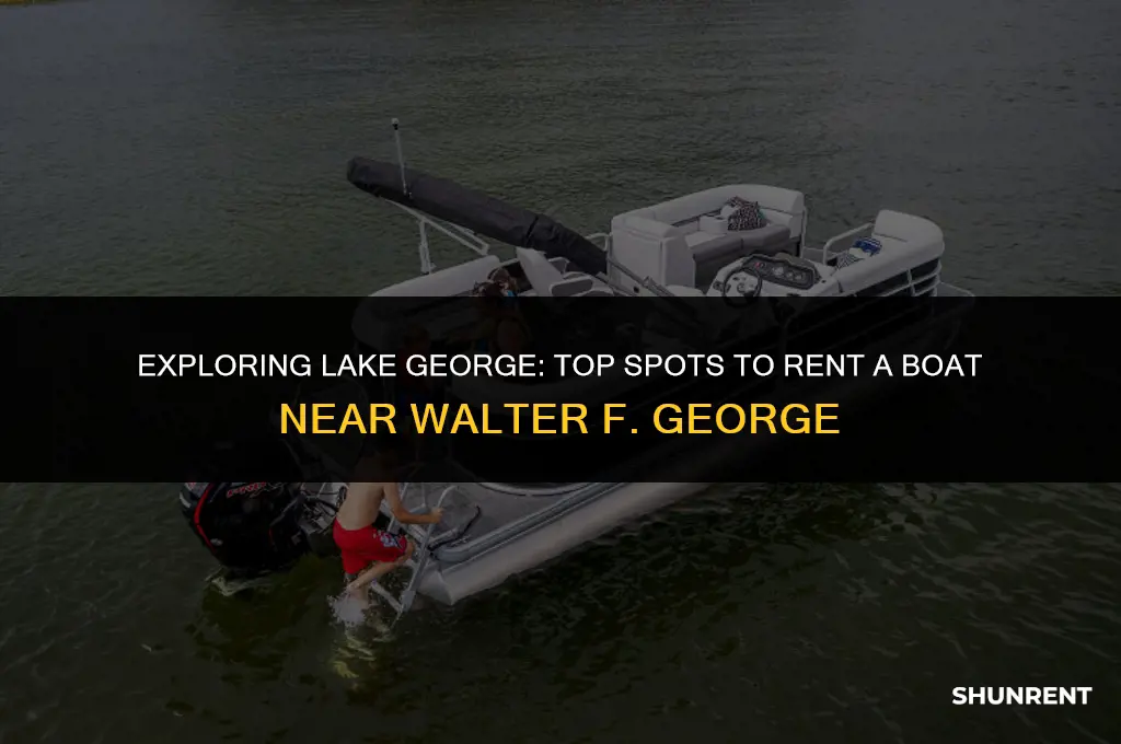 where to rent boat walter f geoirge