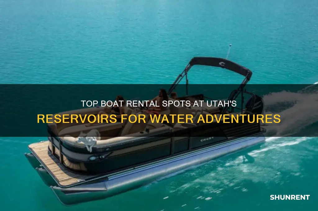 where to rent boats at reservior in utah