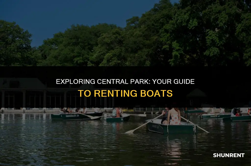 where to rent boats in central park