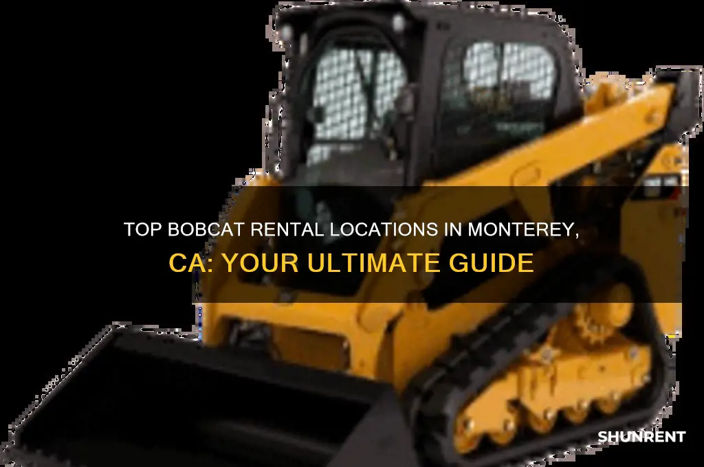 where to rent bob cats in montery ca