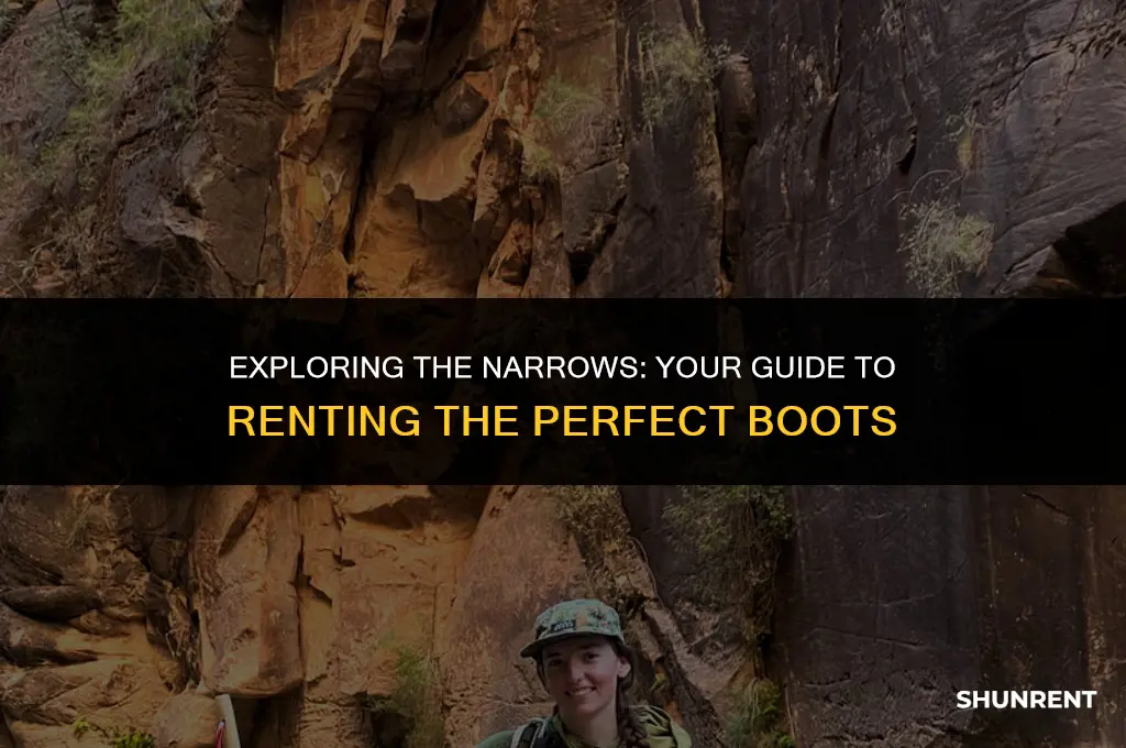 where to rent boots for the narrows