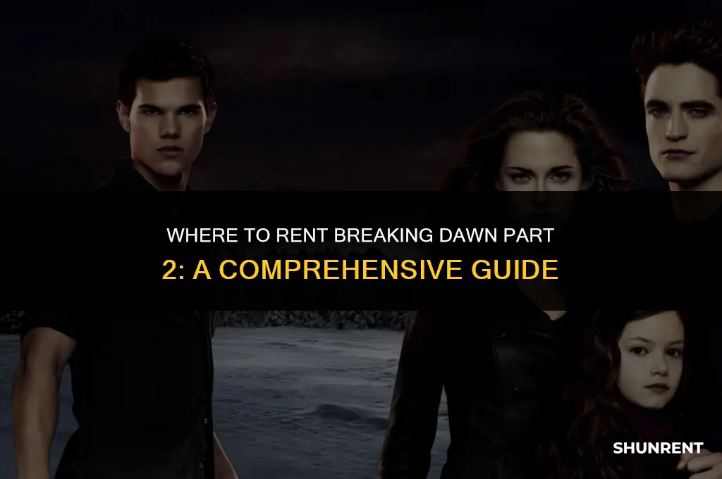 where to rent breaking dawn part 2