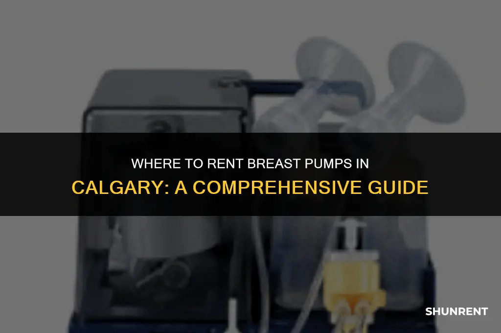 where to rent breast pumps in calgary