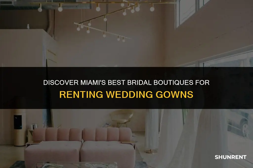 where to rent bridal gowns in miami