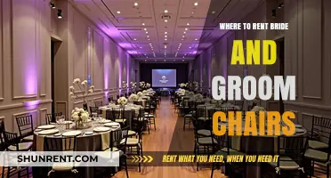 Where to Rent Bride and Groom Chairs: A Comprehensive Guide