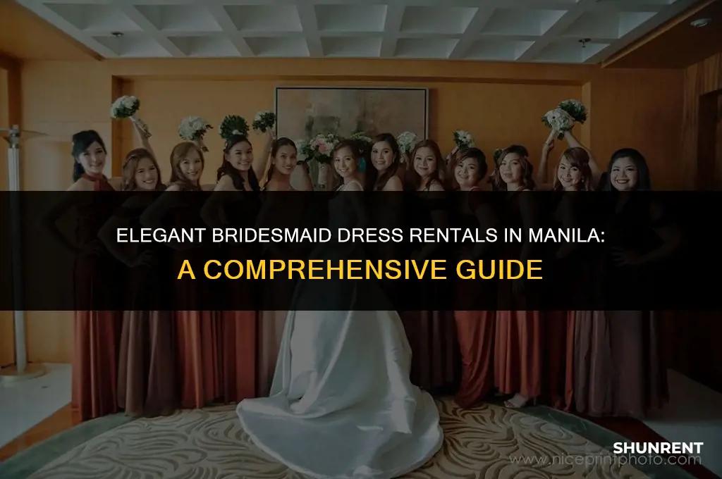 where to rent bridesmaid dresses in manila