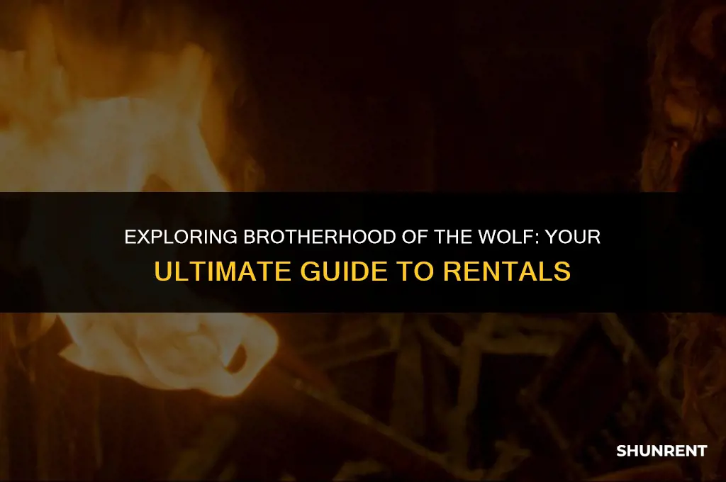 where to rent brotherhood of the wolf