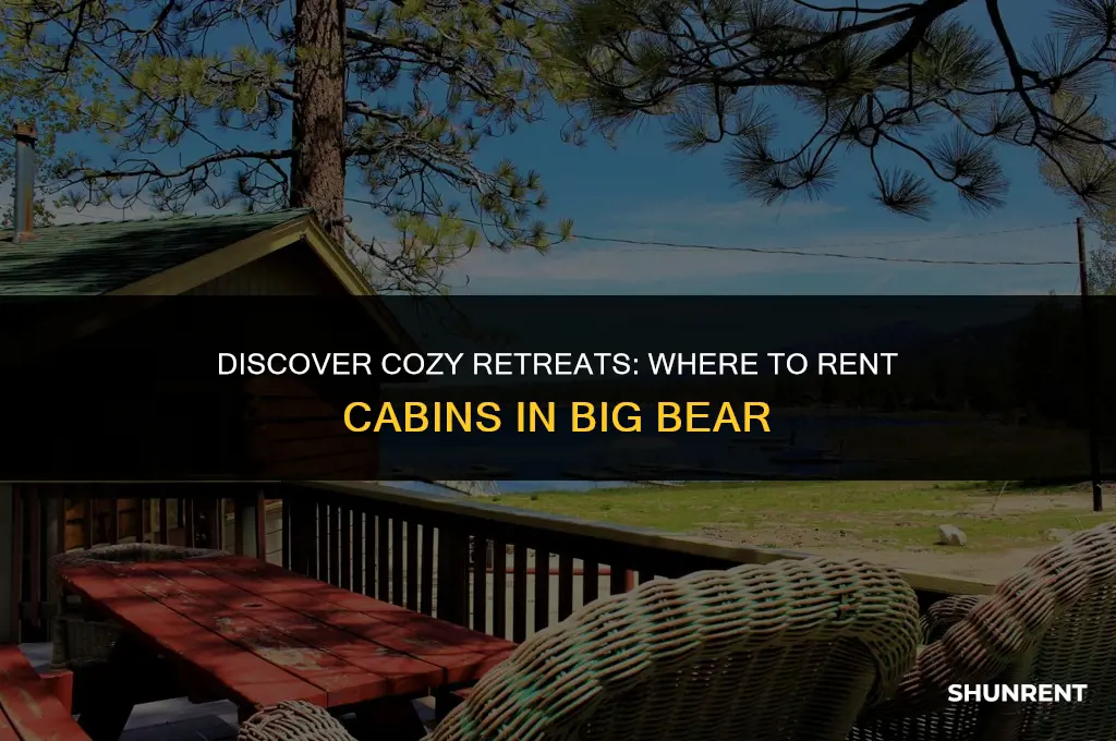 where to rent cabins in big bear