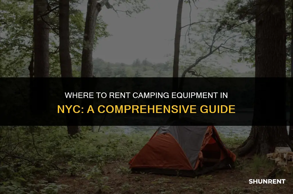 where to rent camping equipment in nyc