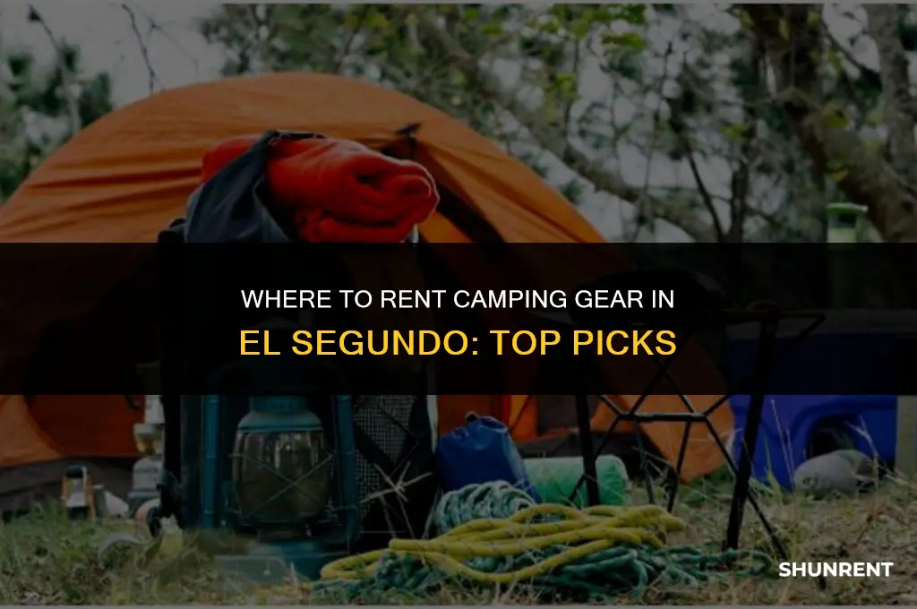 where to rent camping gear el segundo