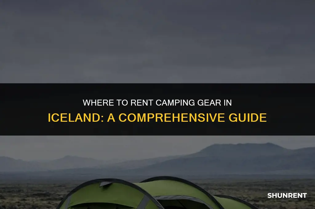 where to rent camping gear in iceland