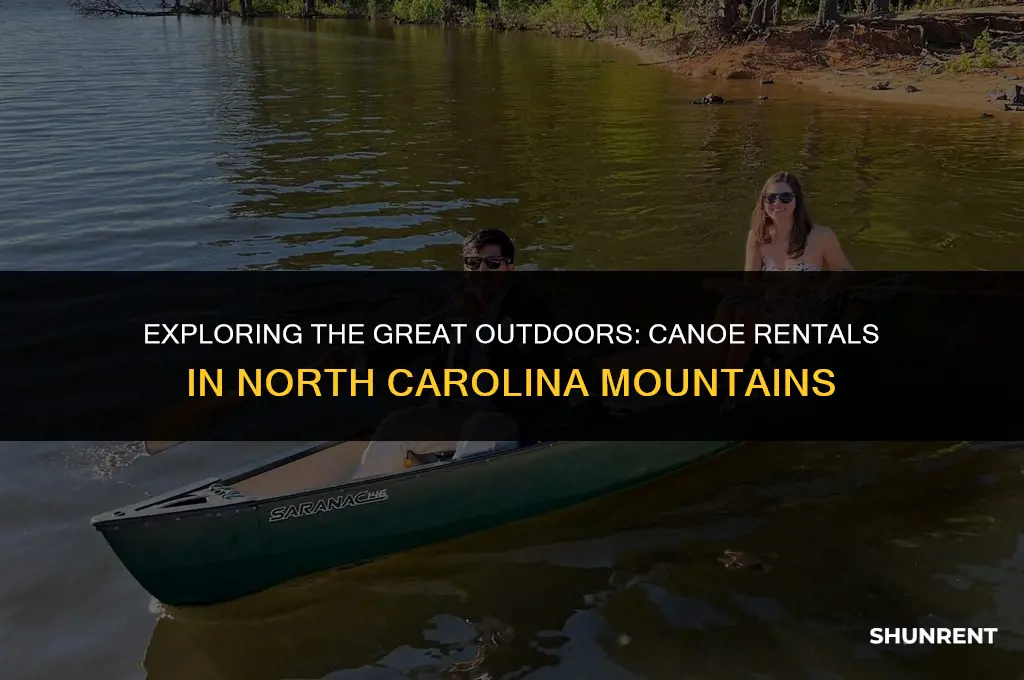 where to rent canoe north carolina mountains