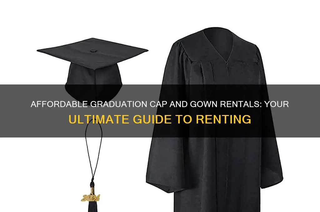 where to rent cap and gown for graduation