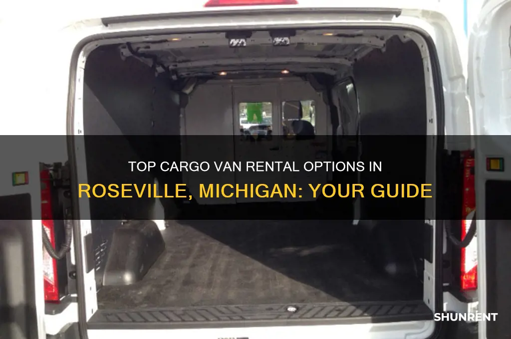 where to rent cargo van in roseville michigan