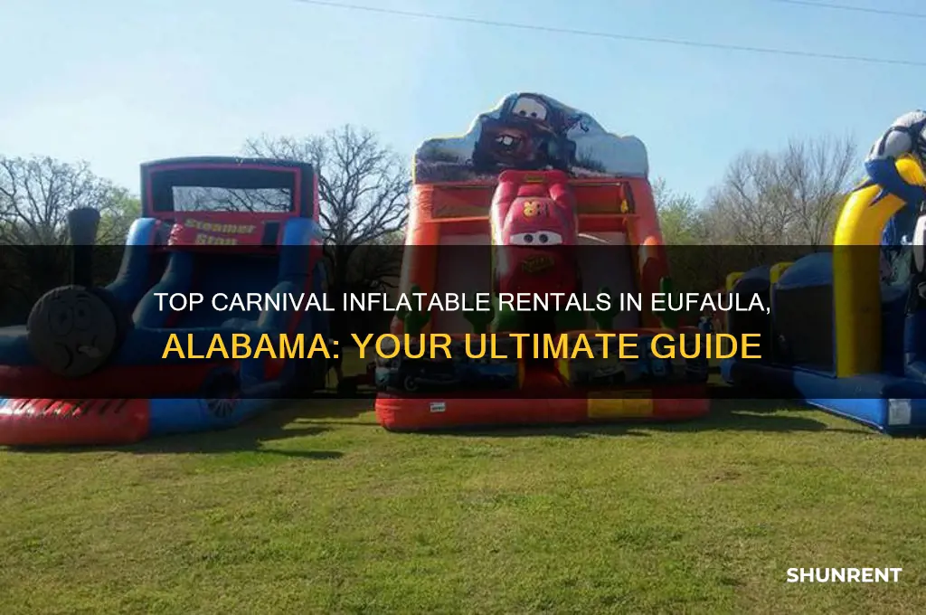 where to rent carnival inflatables in eufaula alabama