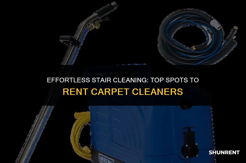where to rent carpet cleaner for stairs