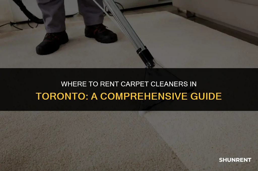 where to rent carpet cleaner in toronto