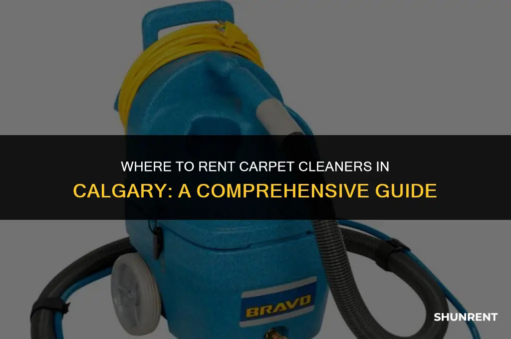 where to rent carpet cleaners in calgary