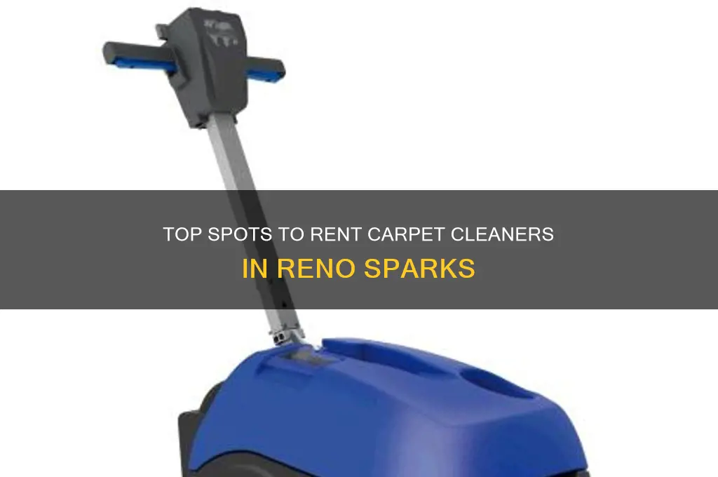 where to rent carpet cleaners in reno sparks