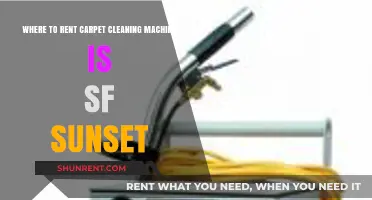 Rent Carpet Cleaning Machines in SF Sunset: Top Locations